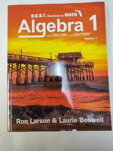 B.E.S.T. Standards for Math Algebra – Paperback, by Ron Larson & – Acceptable w