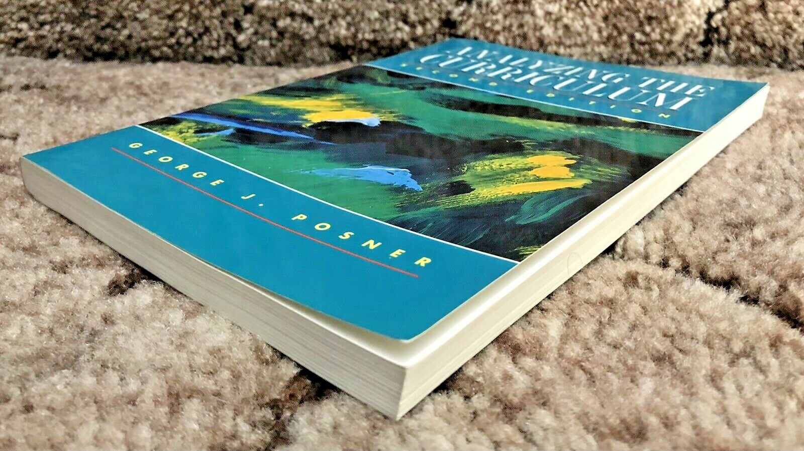 Analyzing the Curriculum 2nd Edtn George J Posner 1995 McGraw Hill PB 315 Pages