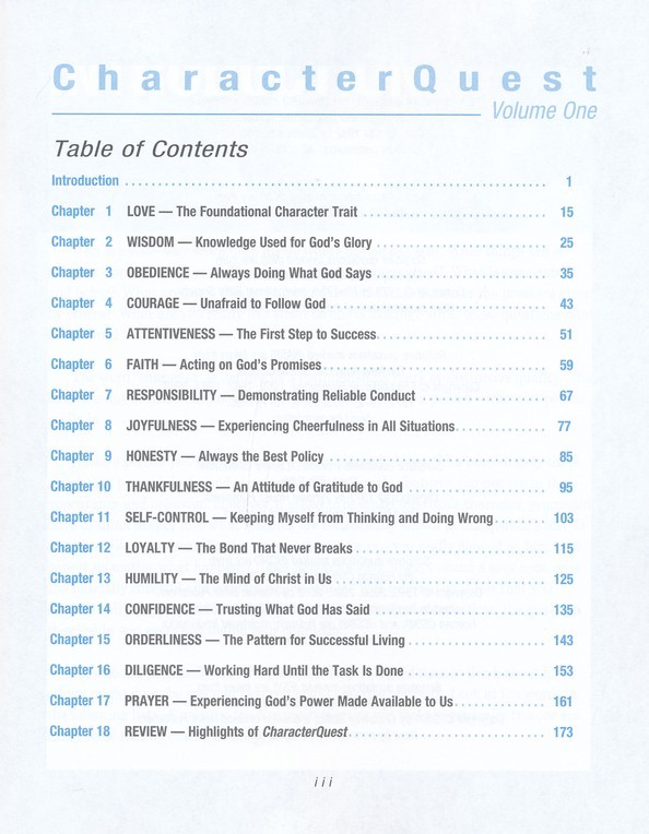 Character Quest: Volume 1, Revised, Member Book