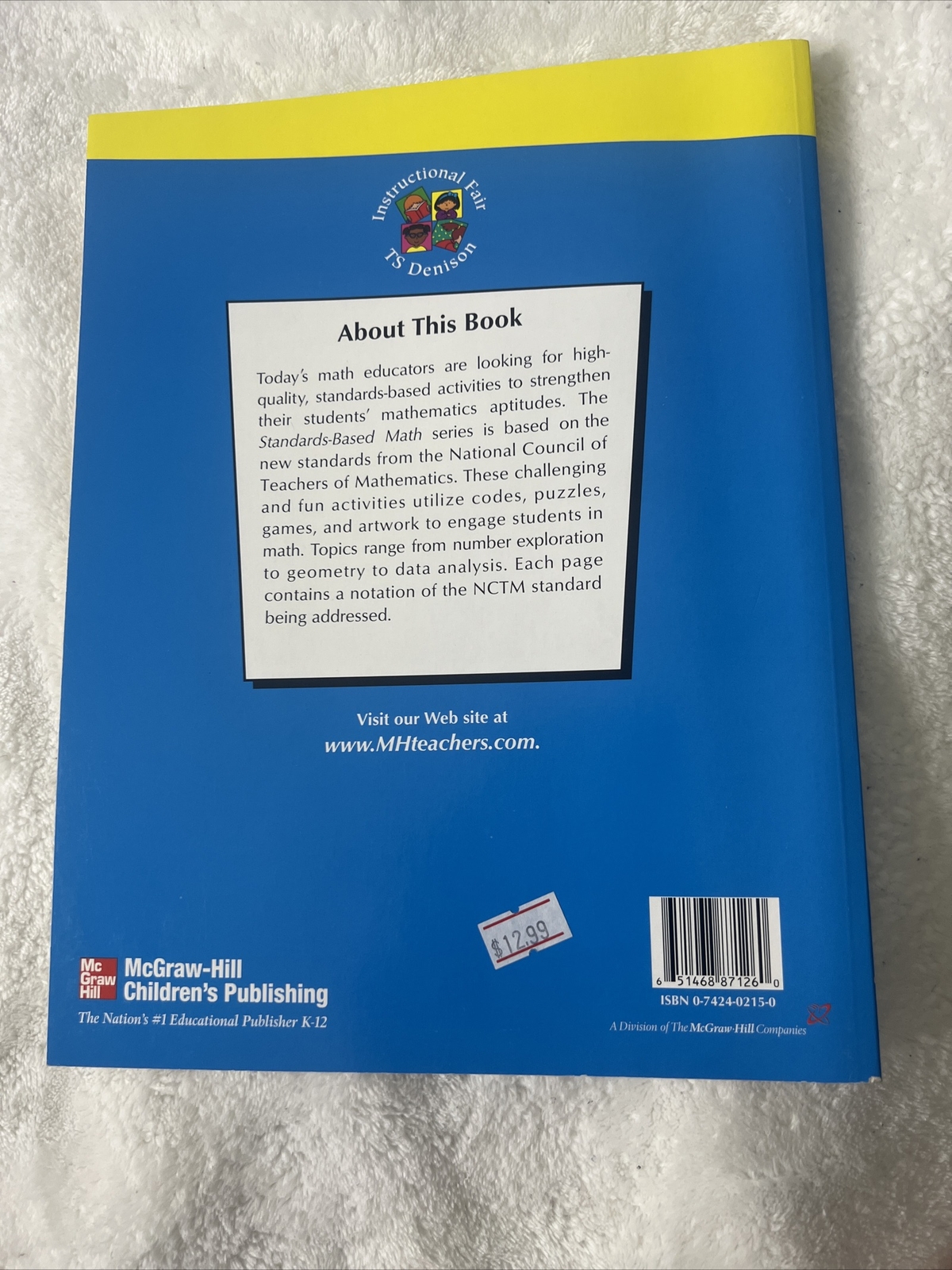 The 100+ Ser.: Standards-Based Math by Jillayne Prince Wallaker (2002, Trade…