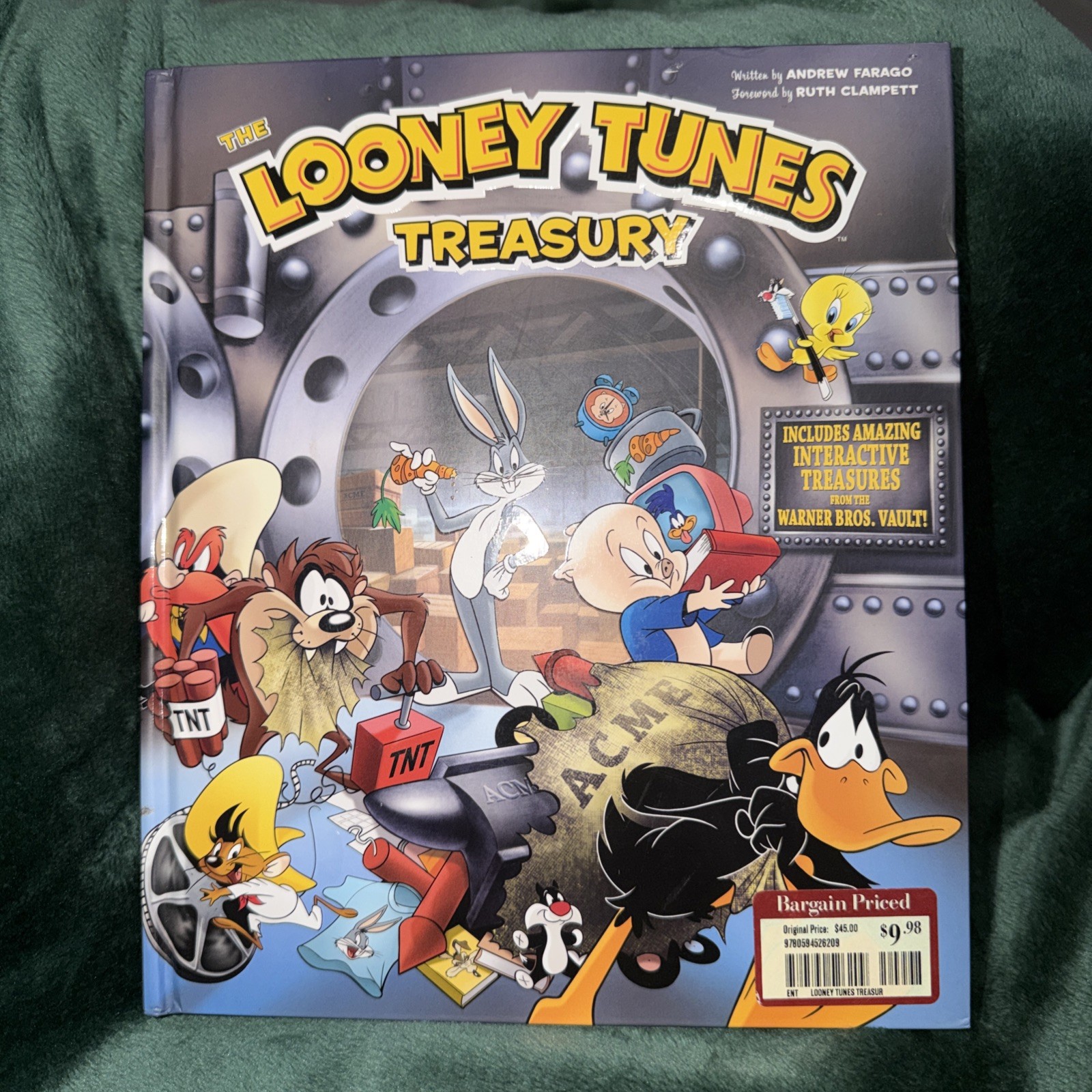 The Looney Tunes Treasury Hardcover Interactive Book Warner Bros Vault