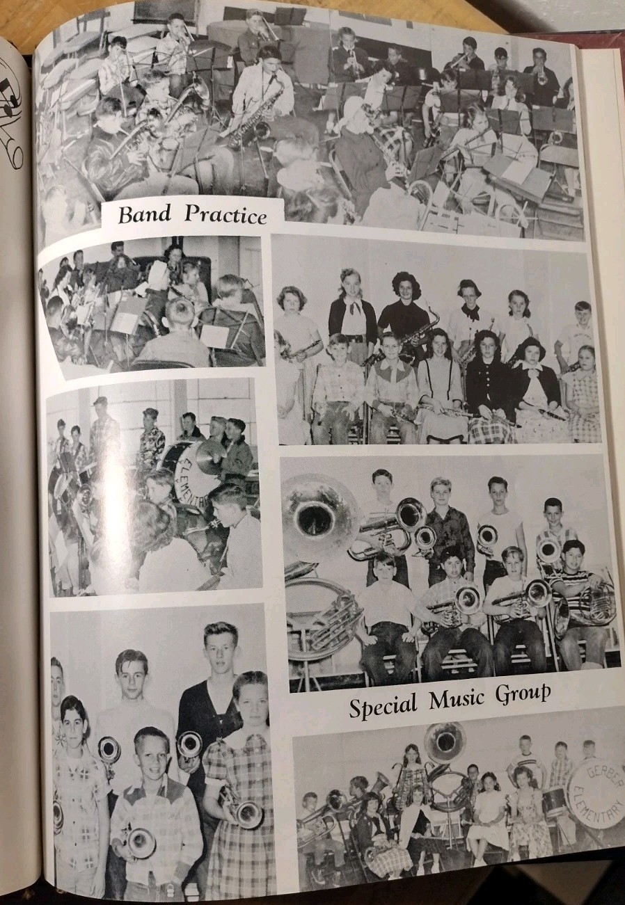 1952 GERBER UNION Elementary School K-8 Yearbook (Red Bluff, CA) Good Condition