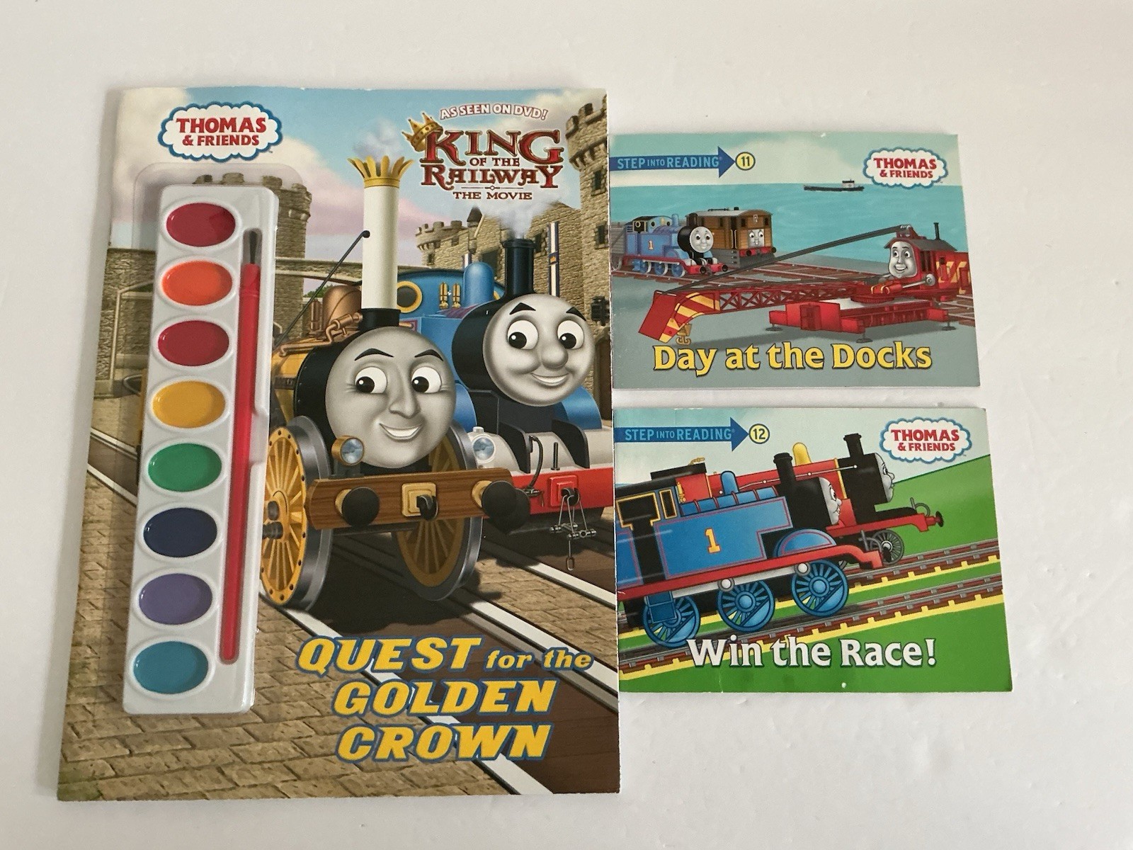 Thomas & Friends King Of The Railway Quest For The Golden Crown Coloring Book