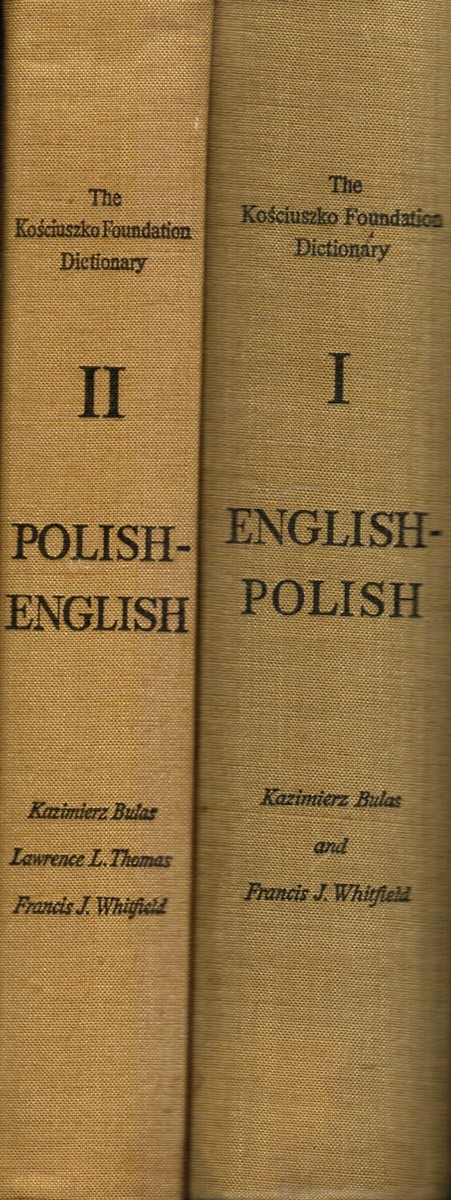 Polish-English and English-Polish Dictionaries – 2 Volumes