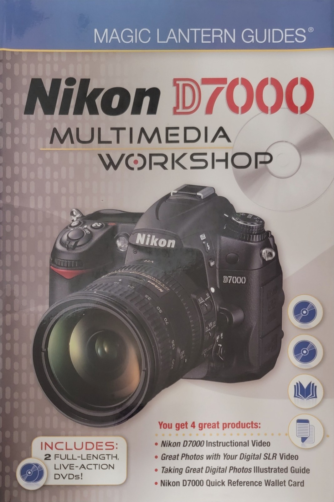 Magic Lantern Guides: Nikon D7000 Multimedia Workshop Lark Books HB Pre-owned