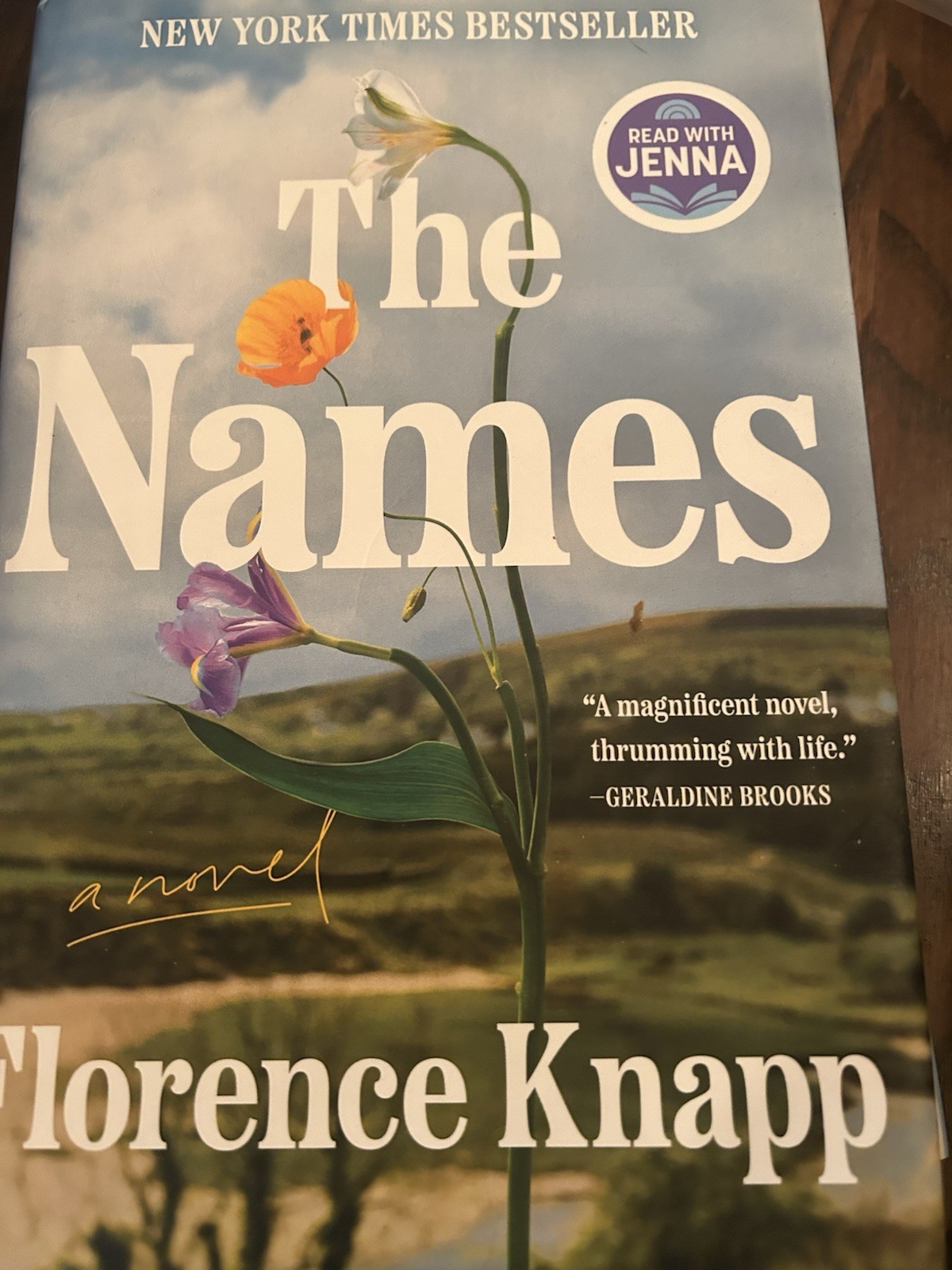 The Names Hardcover Novel by Florence Knapp English Language Fiction Book