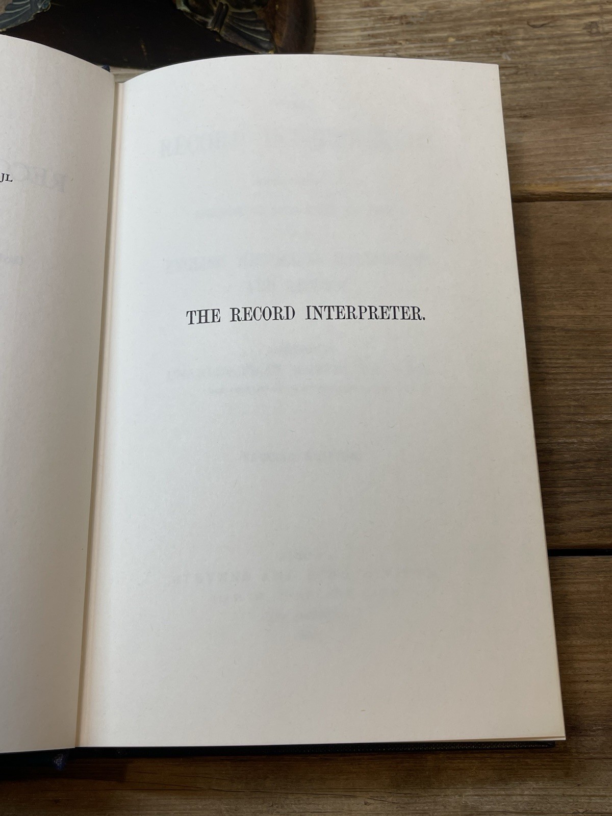 The Record Interpreter 💎💎💎 by Trice-Martin 1976 Second Edition