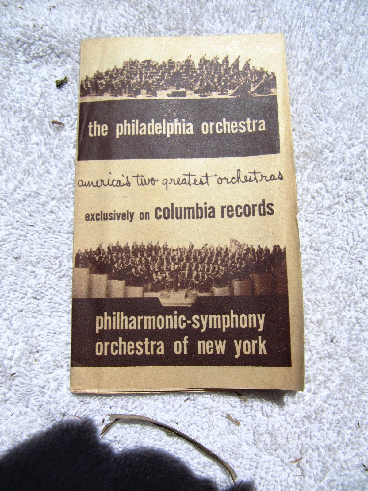 1950 Exclusively on COLUMBIA RECORDS LP CATALOG Philadelphia Orchestra NY Symph