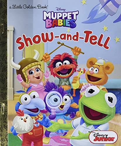 Show-and-Tell (Disney Muppet Babies) (Little Golden Book) – Hardcover – GOOD