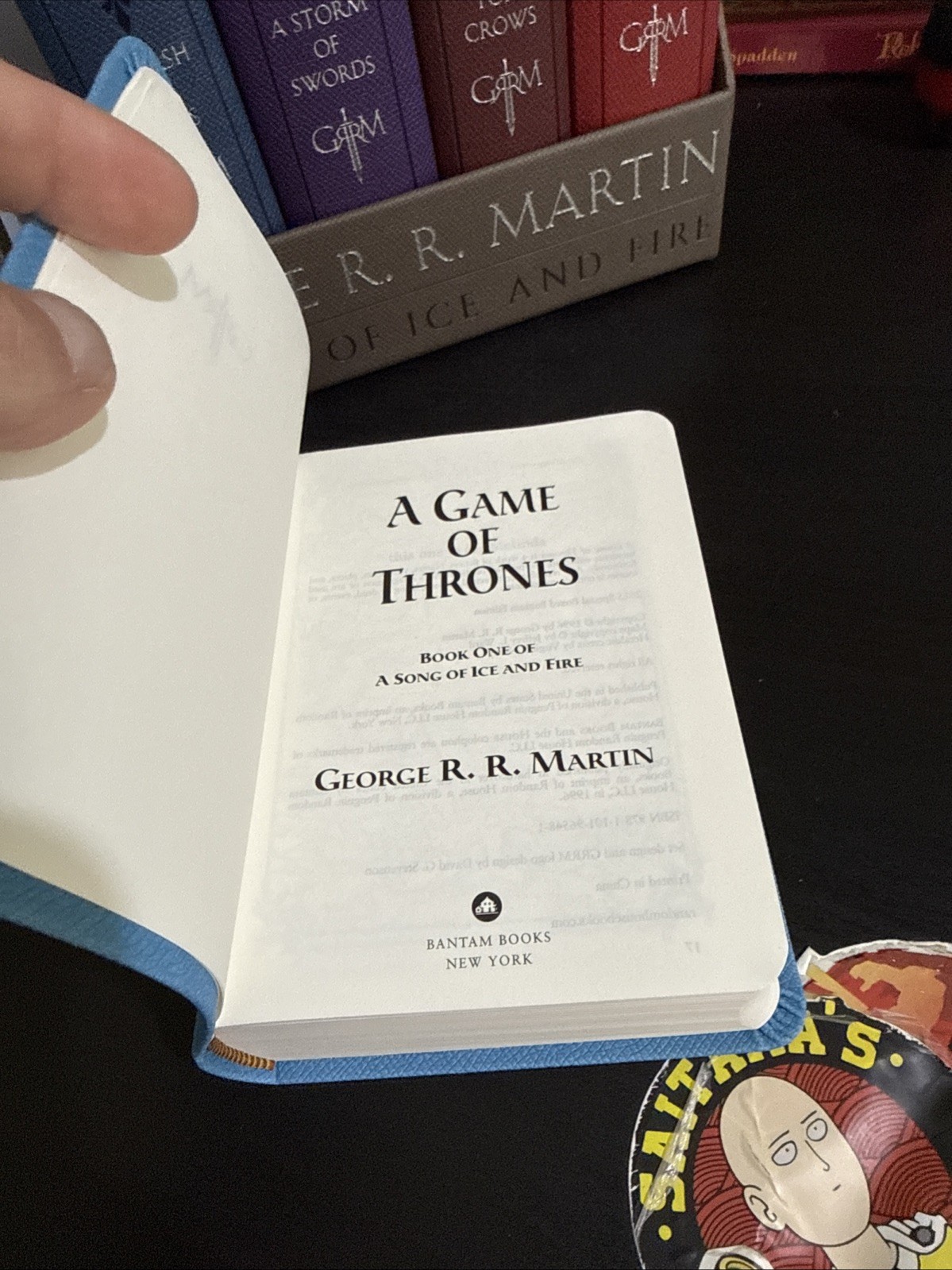 A Game of Thrones: A Song of Ice and Fire Leather-Cloth 5-Book Set George Martin