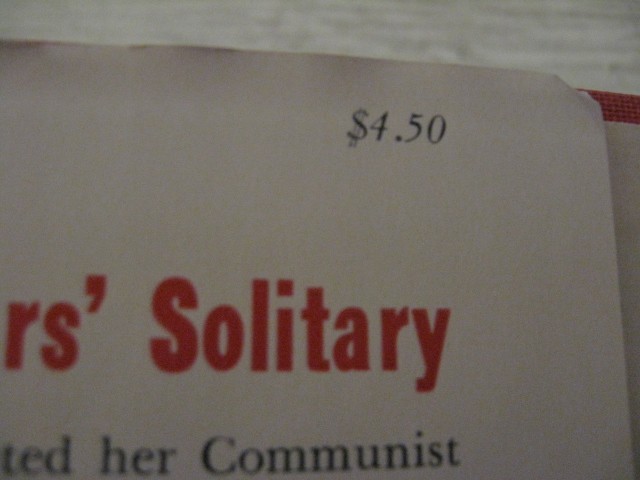 “7 YEARS’ SOLITARY” Edith BONE; FE 1957 HC /DJ, VGC