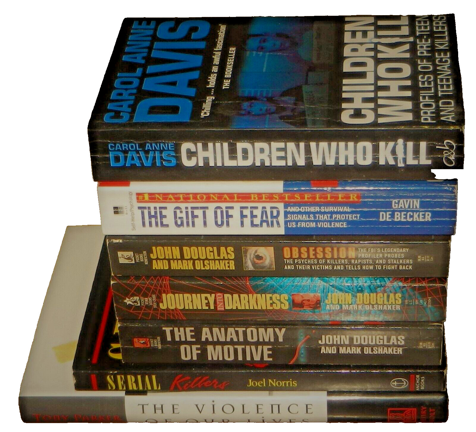 7 books Murder Profiler Serial Killers