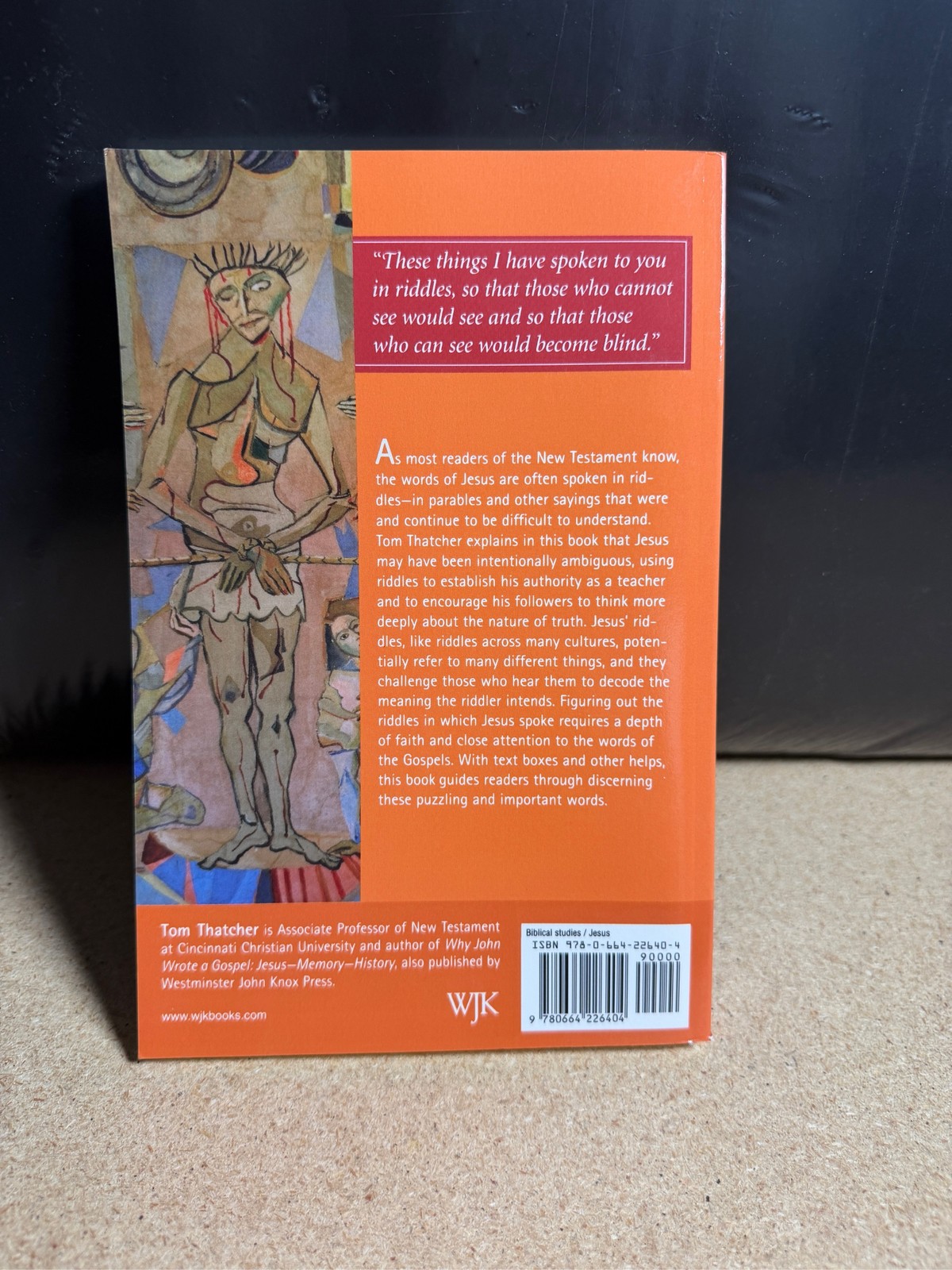 Jesus the Riddler: The Power of Ambiguity in the Gospels Tom Thatcher