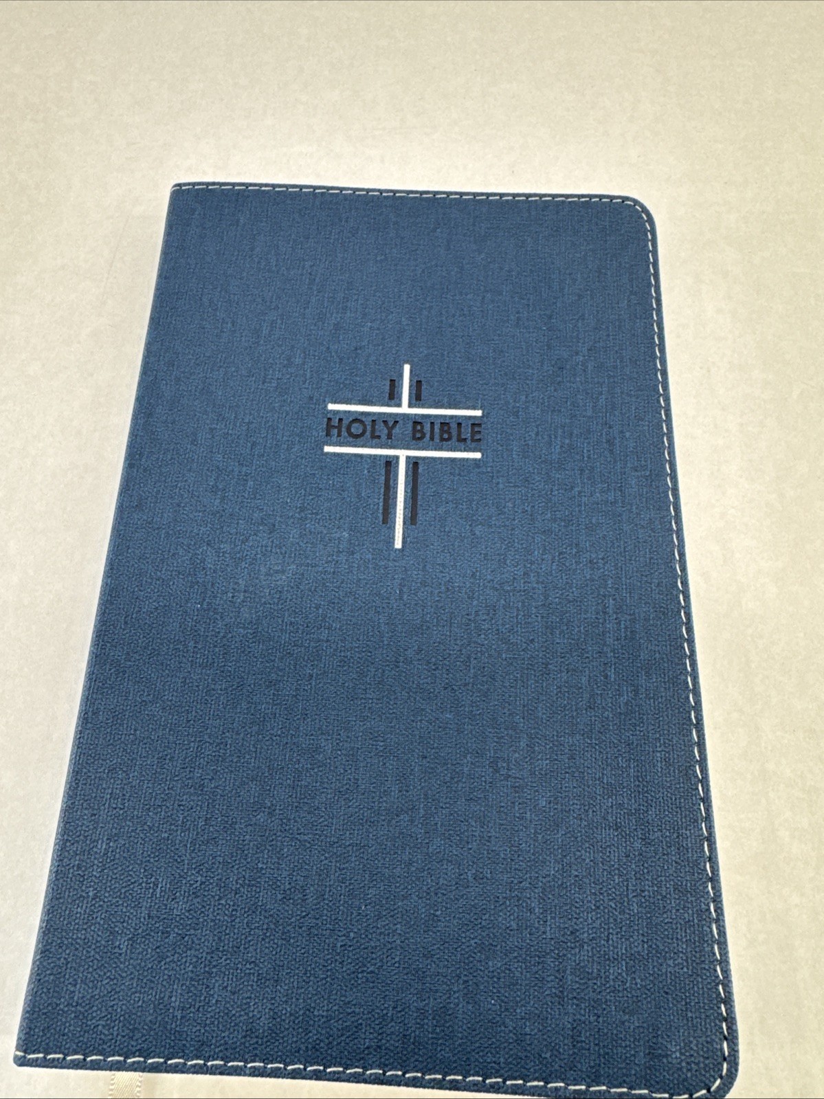 9780510454953 Blue LeatherSoft Niv Zondervan, Thin Line 2022 Red Letter Bible
