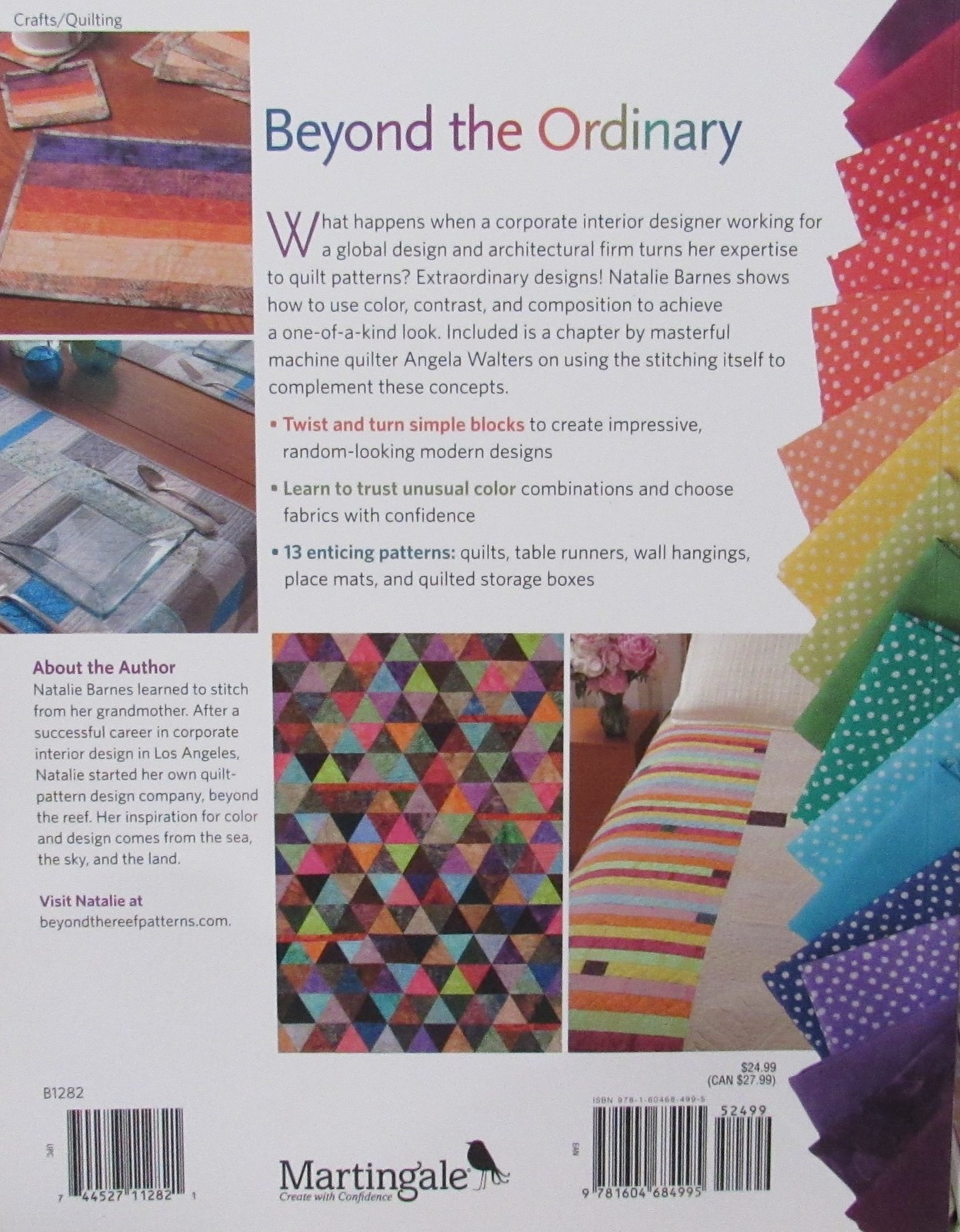 MODERN TWIST Create Quilts w/ a Colorful Spin Natalie Barnes Quilt Pattern Book