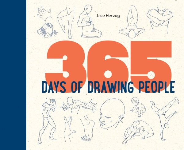 365 Days of Drawing People, Hardcover by Herzog, Lise, Like New Used, Free sh…