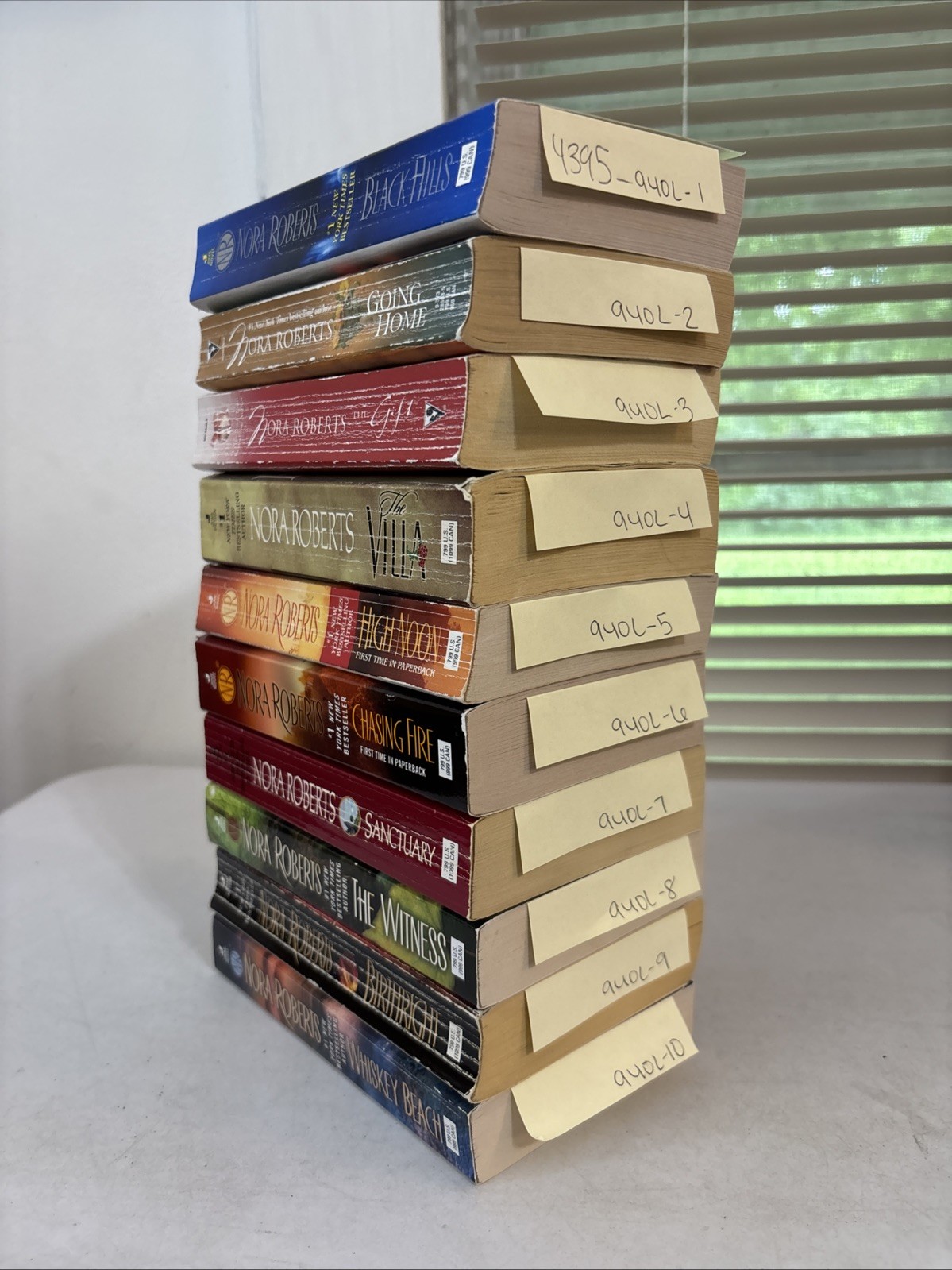 Lot of 10 – Nora Roberts – Stand Alone Novels – Paperbacks – Free Shipping