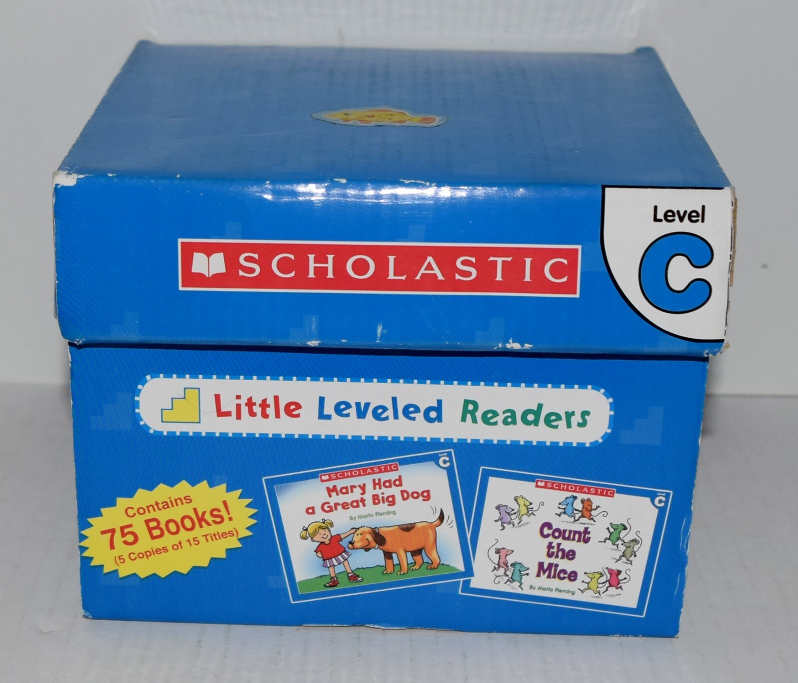 Scholastic Little Leveled readers Level C box contains 75 books