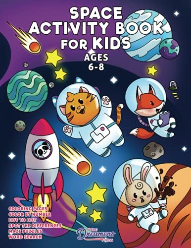 Space Activity Book for Kids Age… by Young Dreamers Press Paperback / softback