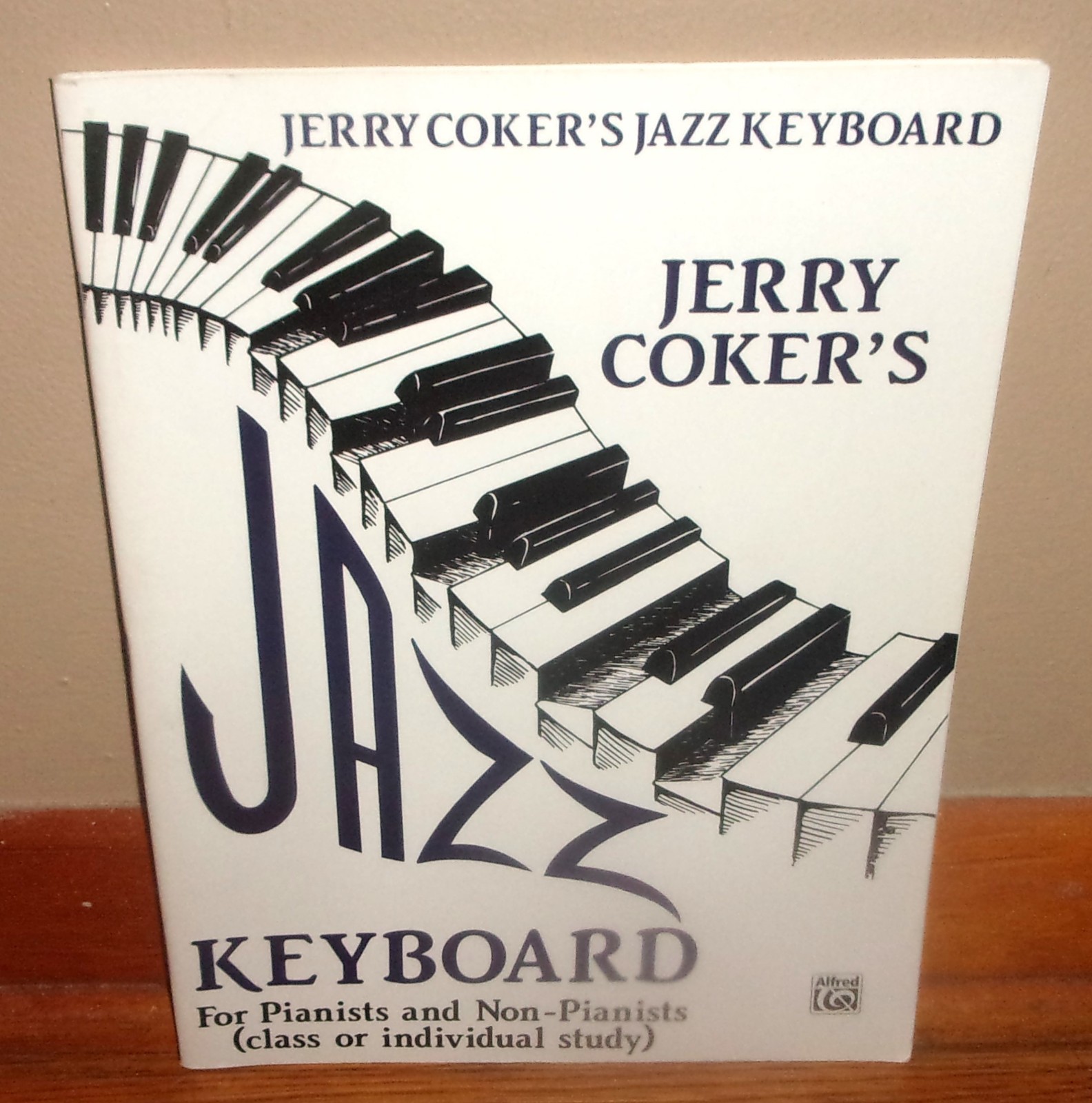 JERRY COKER’S JAZZ KEYBOARD-For Pianists & Non-Pianists-JERRY COKER-Superb OOP!