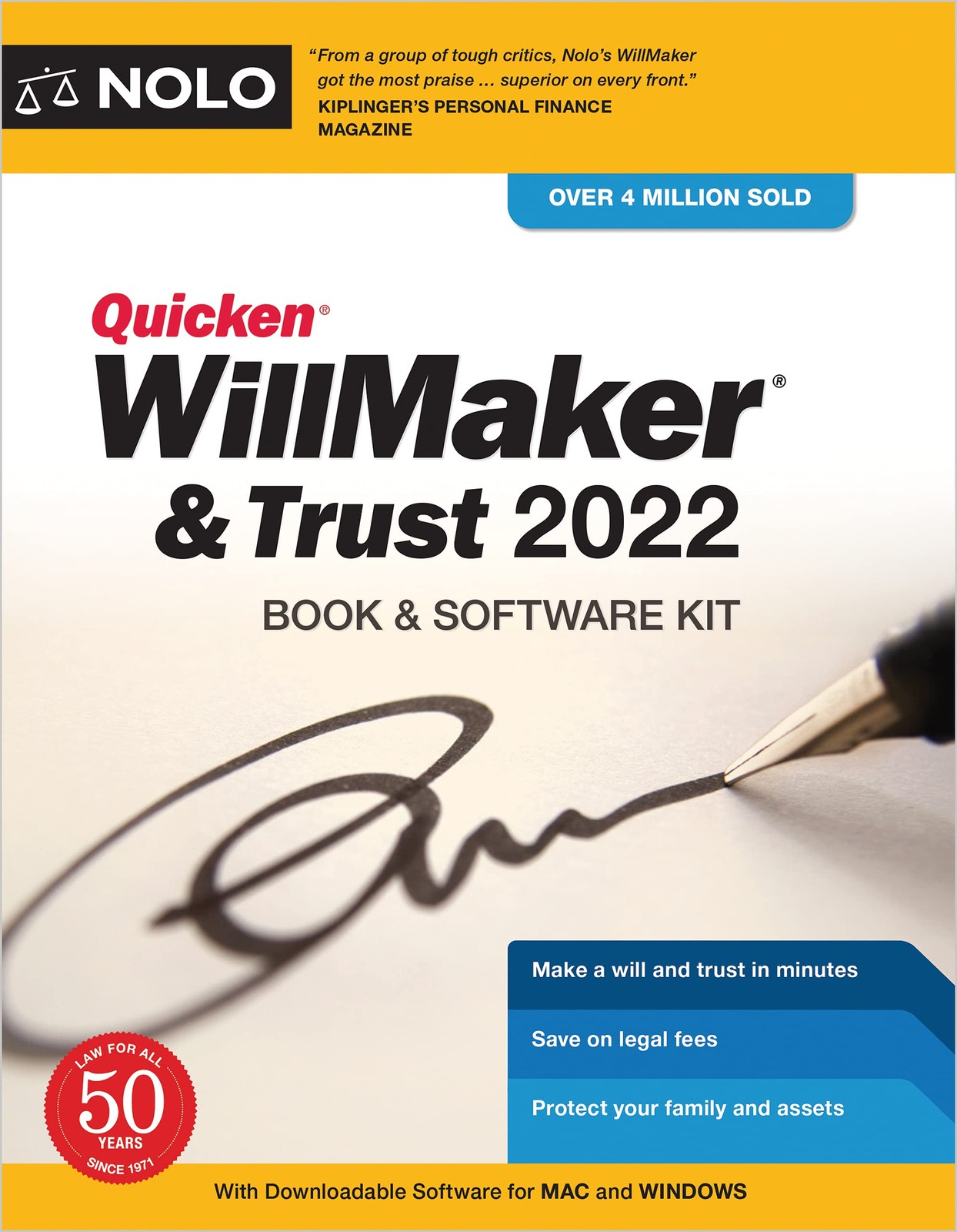 Quicken Willmaker & Trust 2022: Book & Software Kit (Nolo) – Nolo, Editors o…