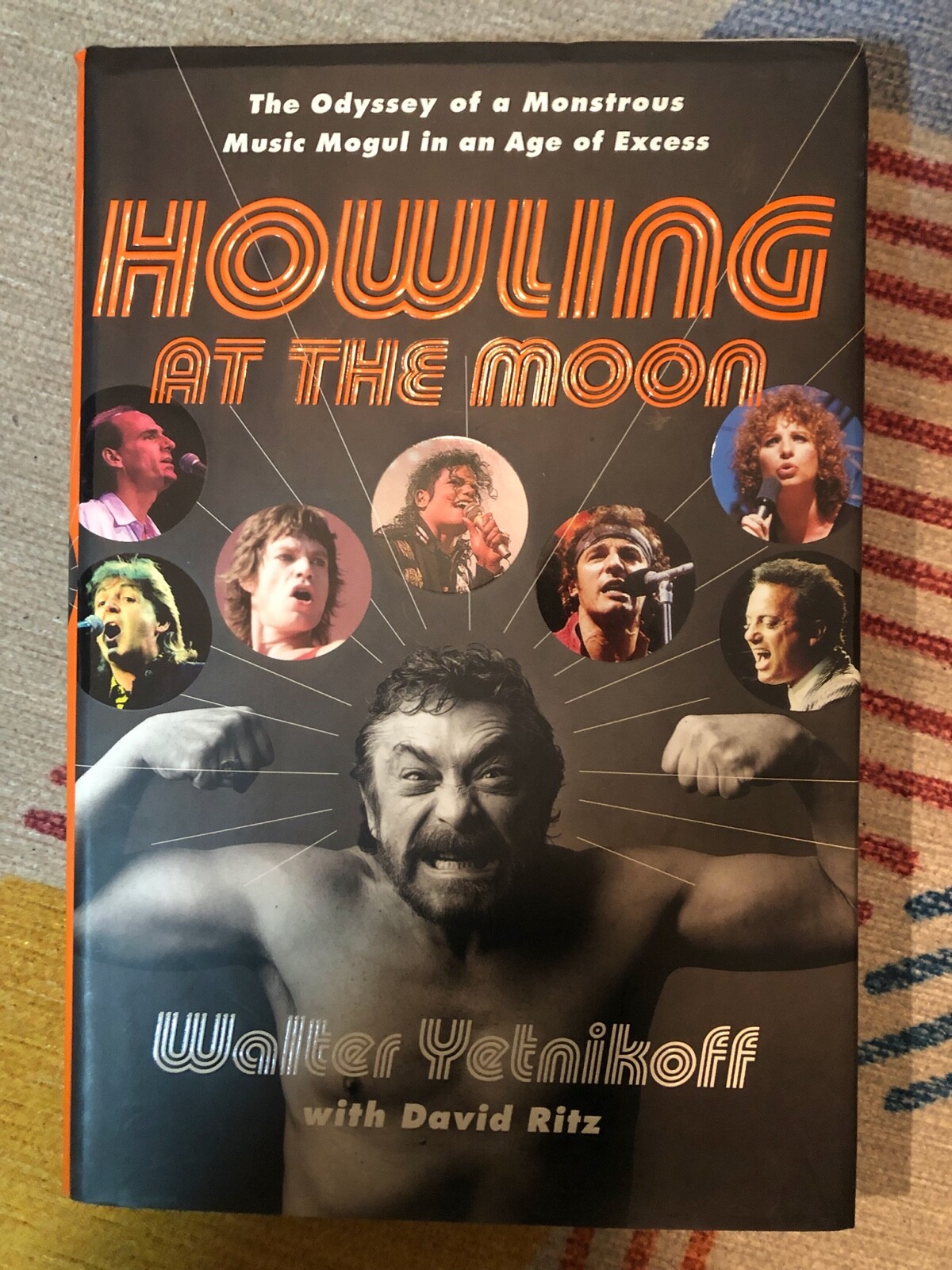 WALTER YETNIKOFF – HOWLING AT THE MOON – HARDBACK WITH DUST JACKET