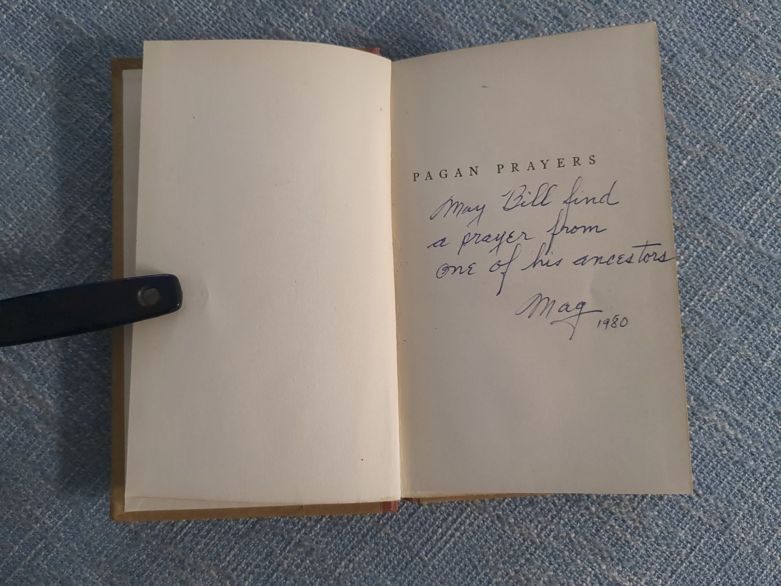 Pagan Prayers by Marah Ellis Ryan 1913 (First Edition, A.C. McClurg Pub)