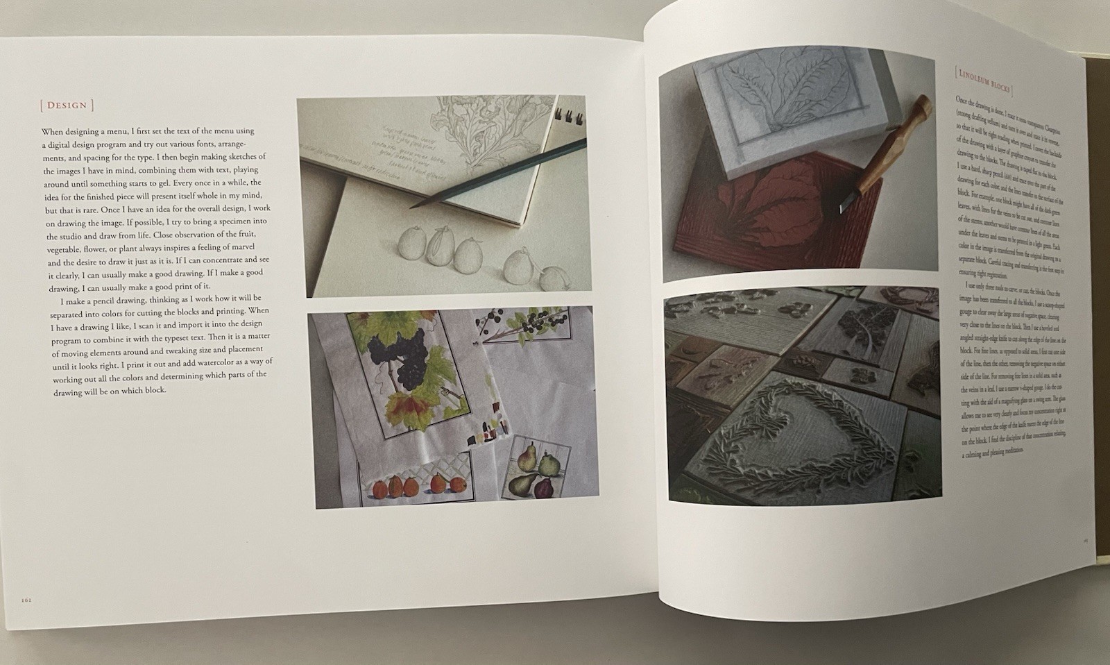 Menus for Chez Panisse: The Art & Letterpress of Patricia Curtan FIRST EDITION