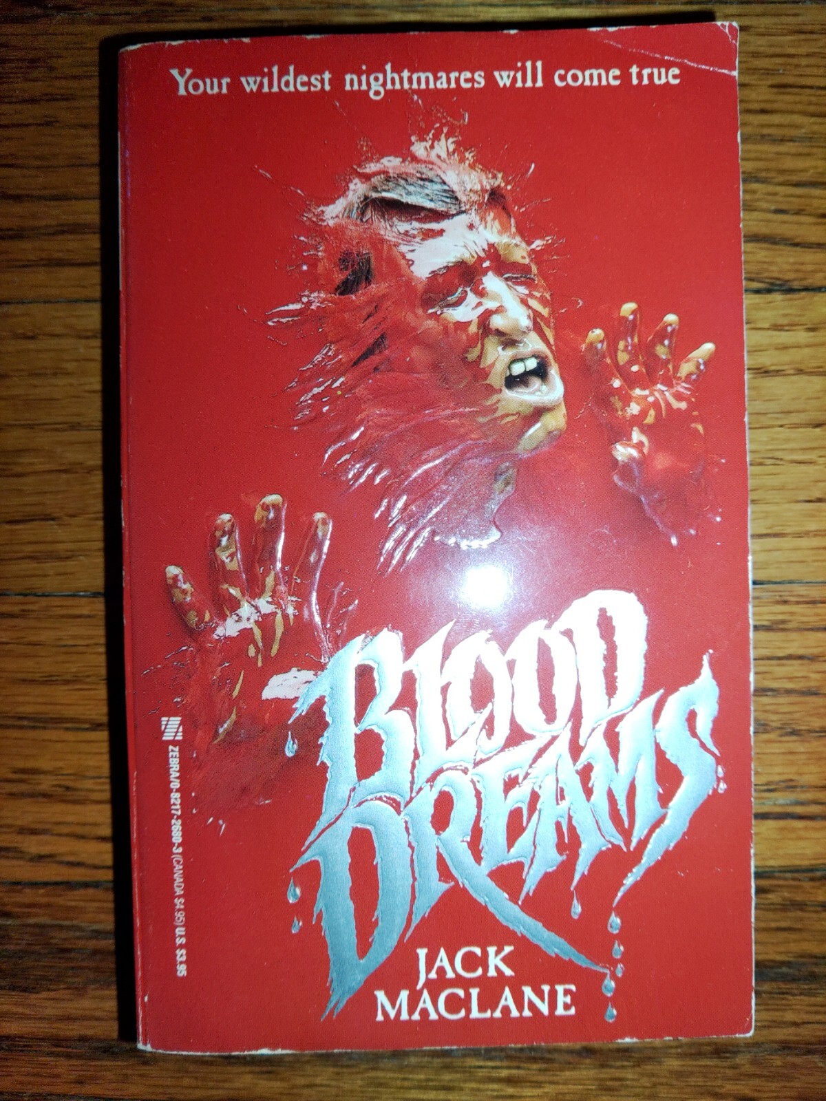 Blood Dreams Jack Maclane Zebra Books First Printing 1989