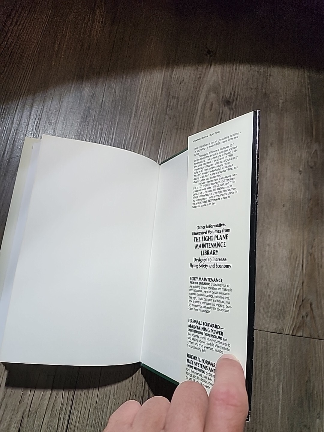 LIGHT PLANE MAINTENANCE LIBRARY, EGT SYSTEMS, 171 PAGES, 1989,