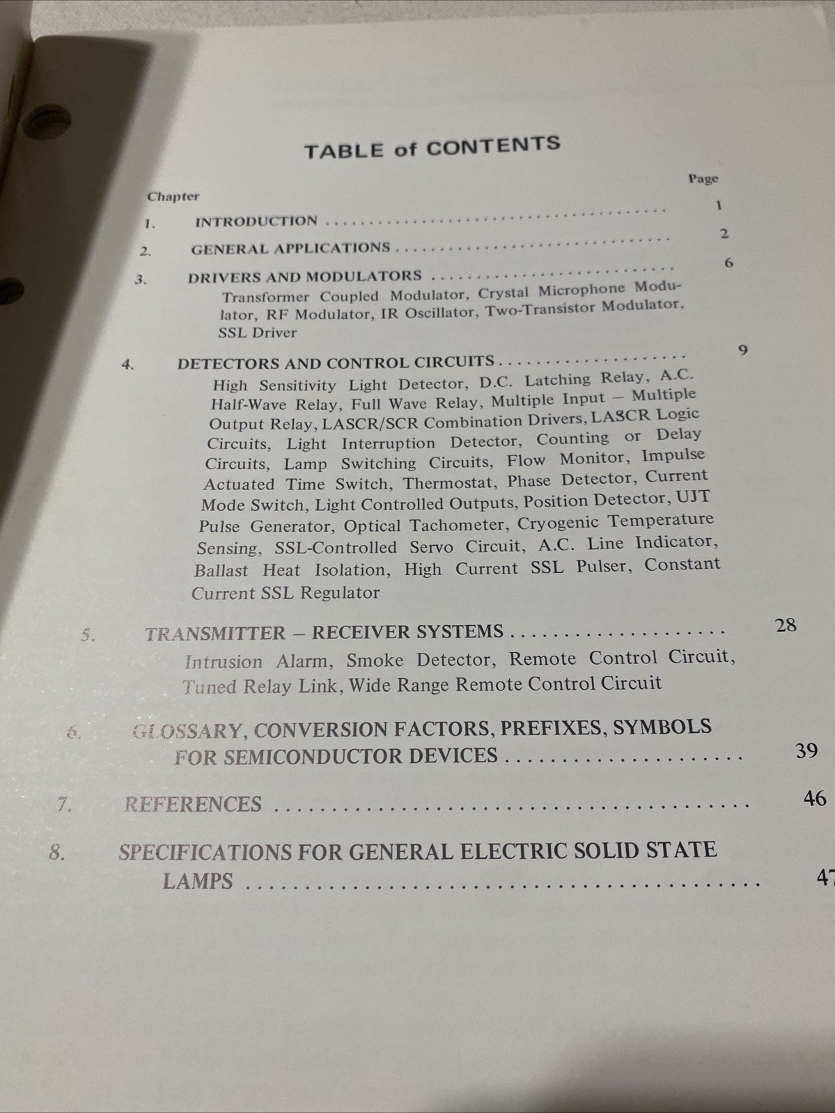 General Electric (GE) Solid State Lamps Part II Applications Manual vintage