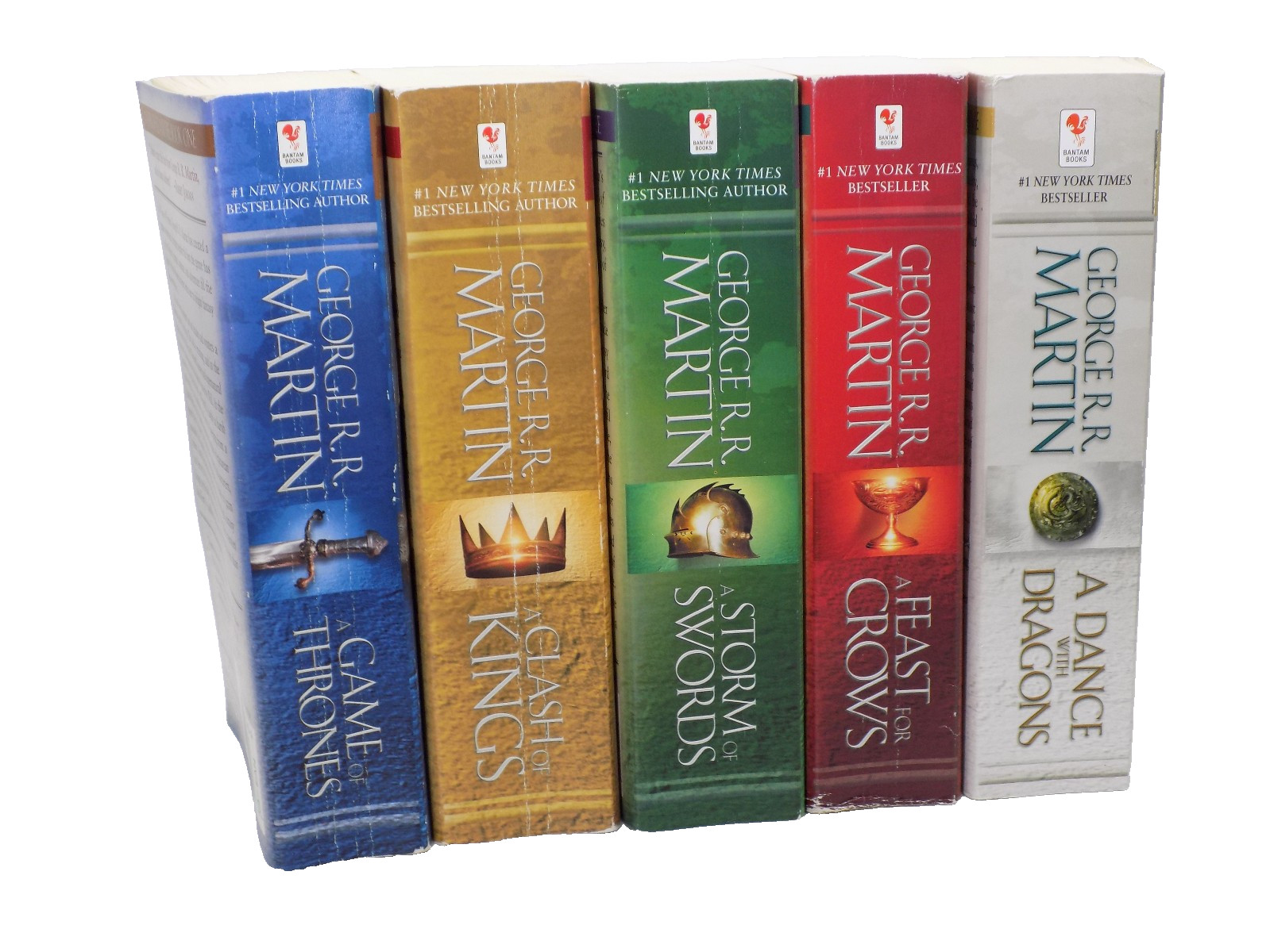 Game of Thrones Paperback Set (Books 1-5) by George R.R. Martin