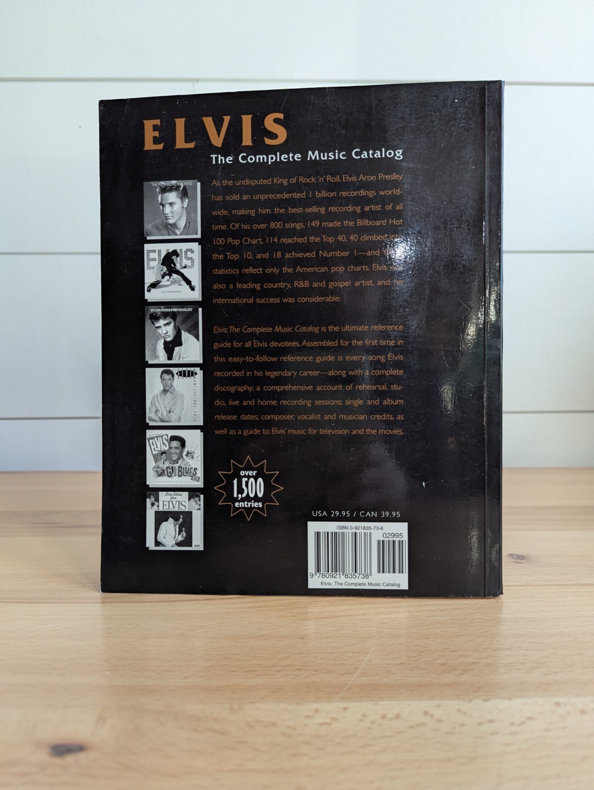 Elvis : The Complete Musical Catalog-James De Medeiros All Albums VG 736 pages