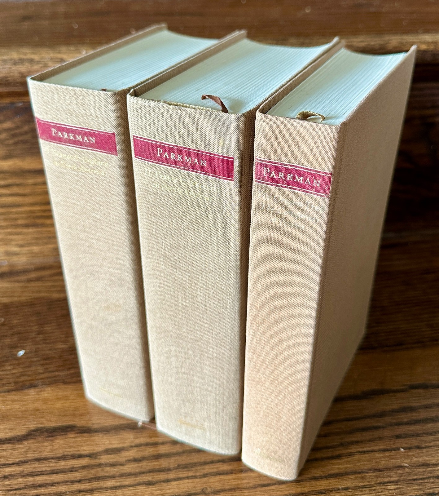 Francis Parkman ~ The Library of America (Three Volumes)