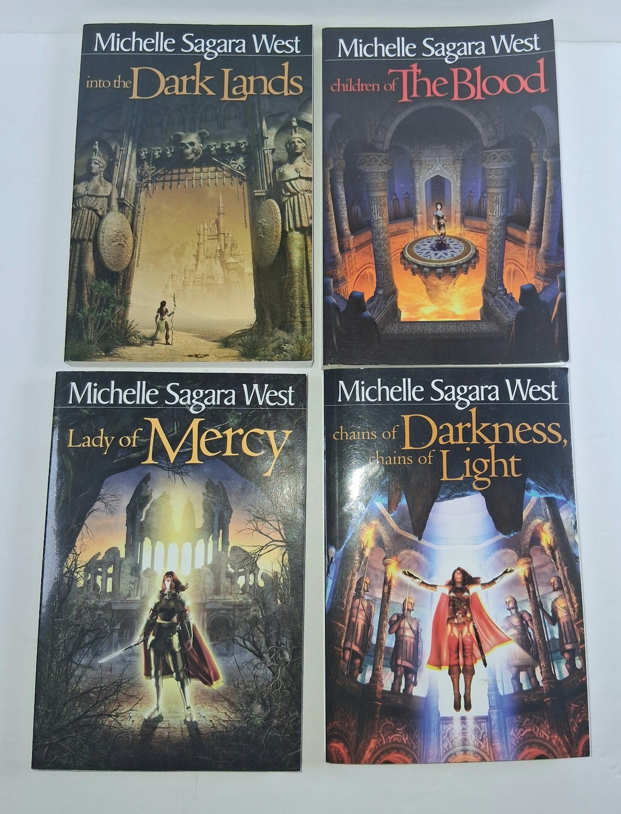 Complete Set 4 Softcover Books Michelle Sagara West The Sundered Series Fantasy