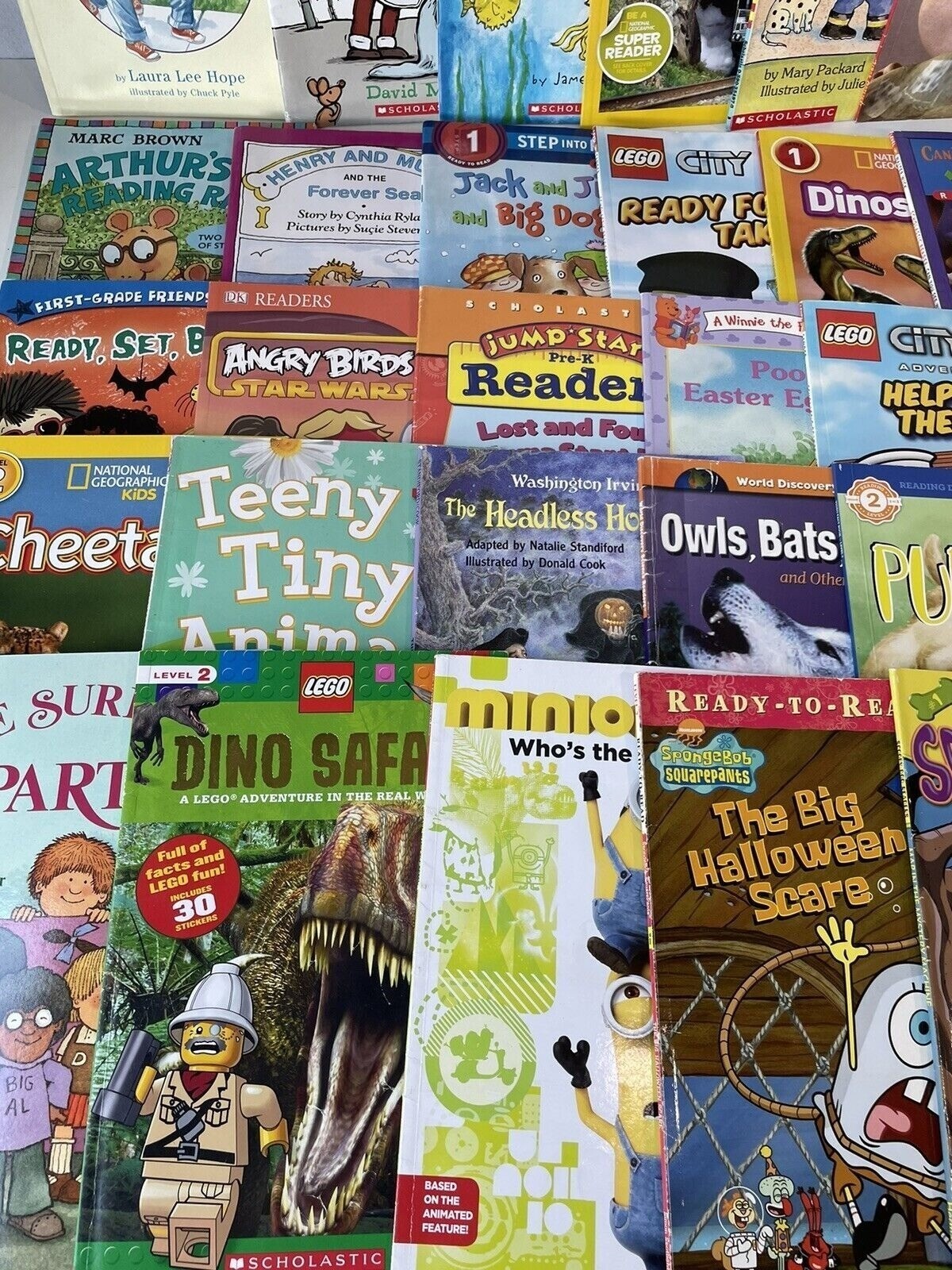 10 Beginning Early Reader Books Level 2 Step Into Reading Kids Book Random Lot
