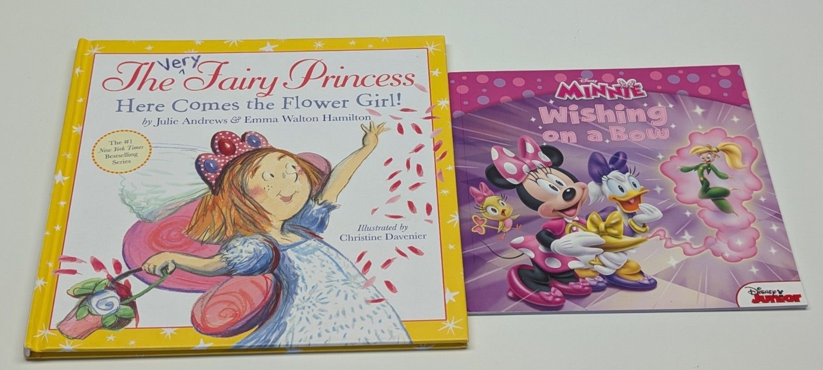 Disney Jr Minnie Pb 1st Edition w/ The Very Fairy Princess Hardcover lot GUC