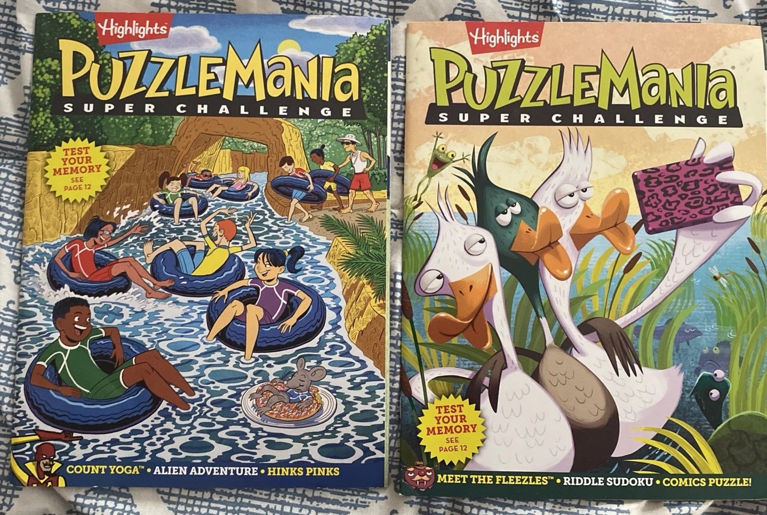 Highlights Puzzlemania 2016 New – Never Used Super Challenge Two Magazines