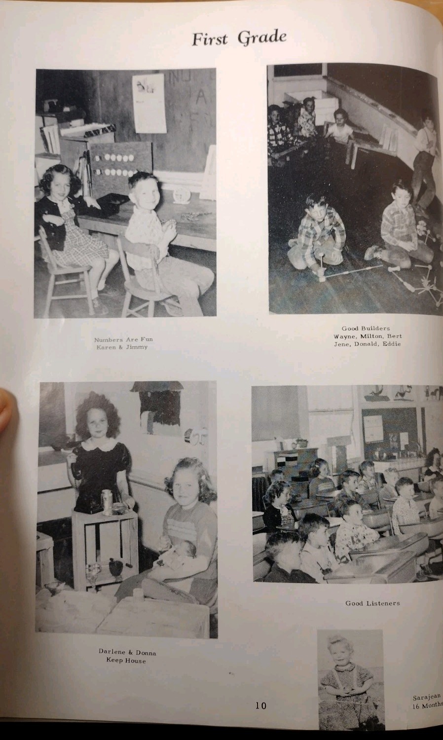 1952 GERBER UNION Elementary School K-8 Yearbook (Red Bluff, CA) Good Condition
