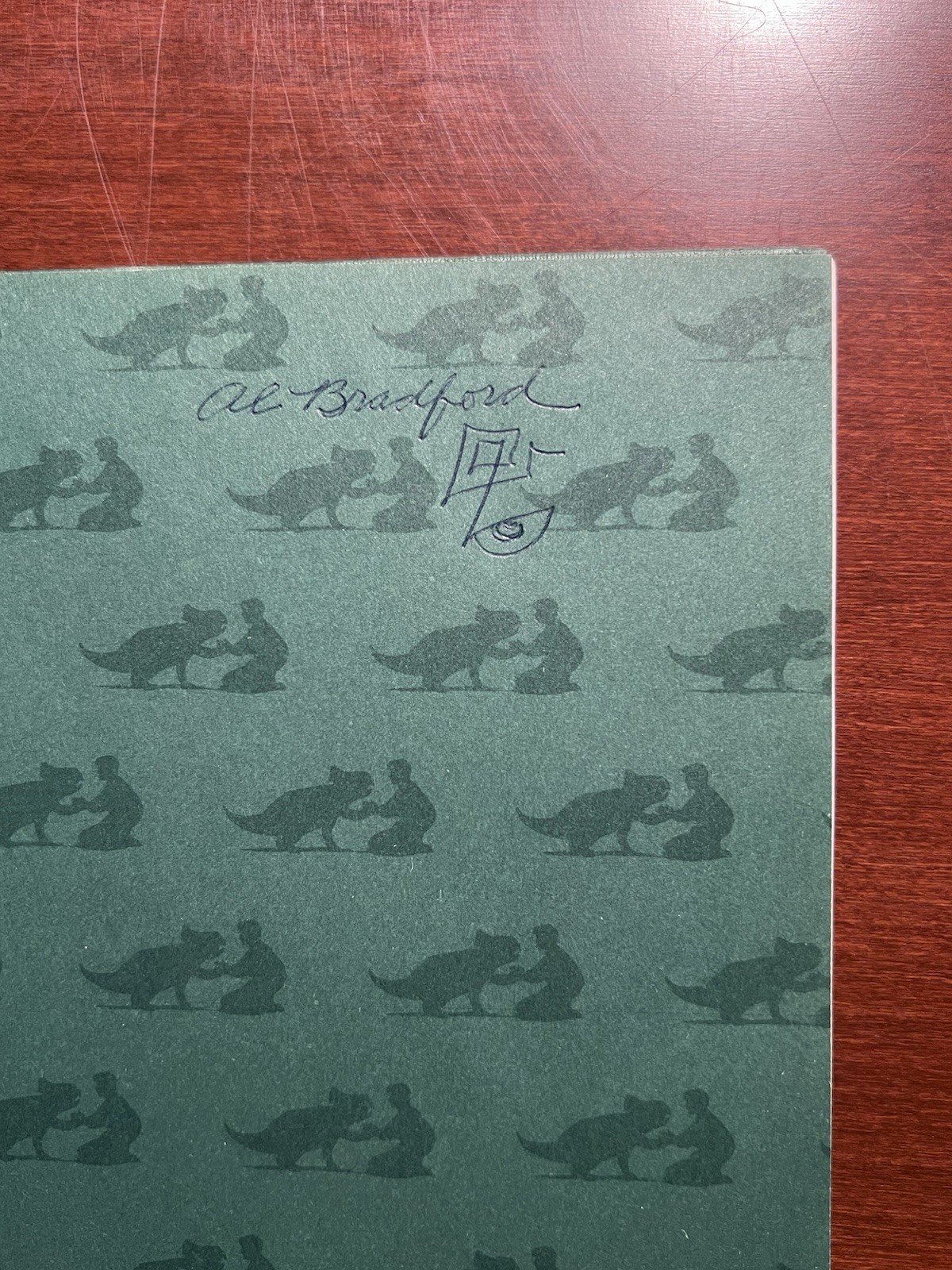 James Gurney Signed Dinotopia 1st Edition HC w/ Original T-Rex Sketch Drawing
