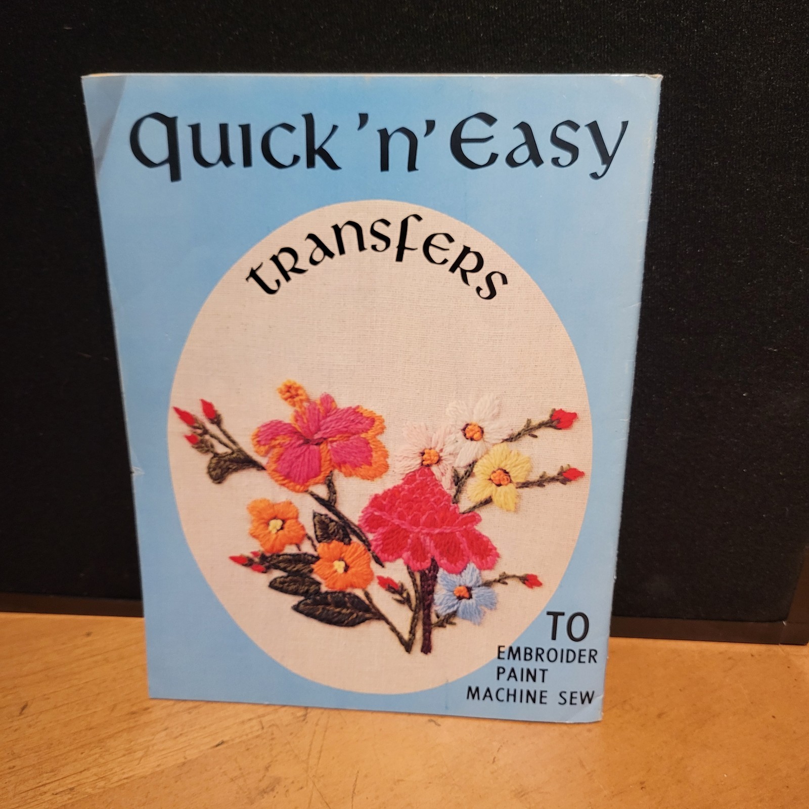 QUICK ‘N’ EASY IRON ON TRANSFERS 1977 EMBROIDERY GRAPHIC ENTERPRISE MAGAZINE