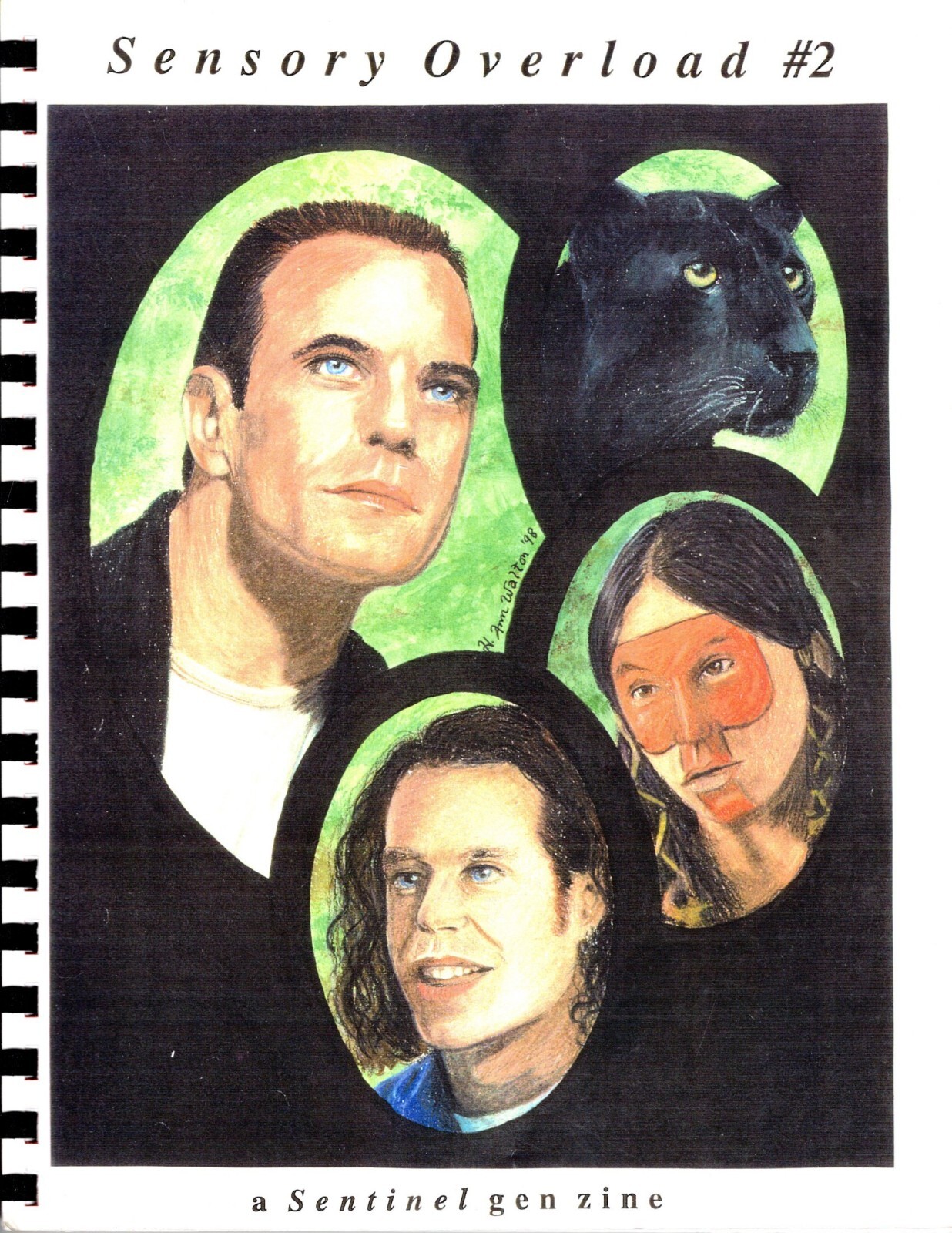 Sentinel Fanzine “Sensory Overload #2” Gen 1998 Vintage Anthology