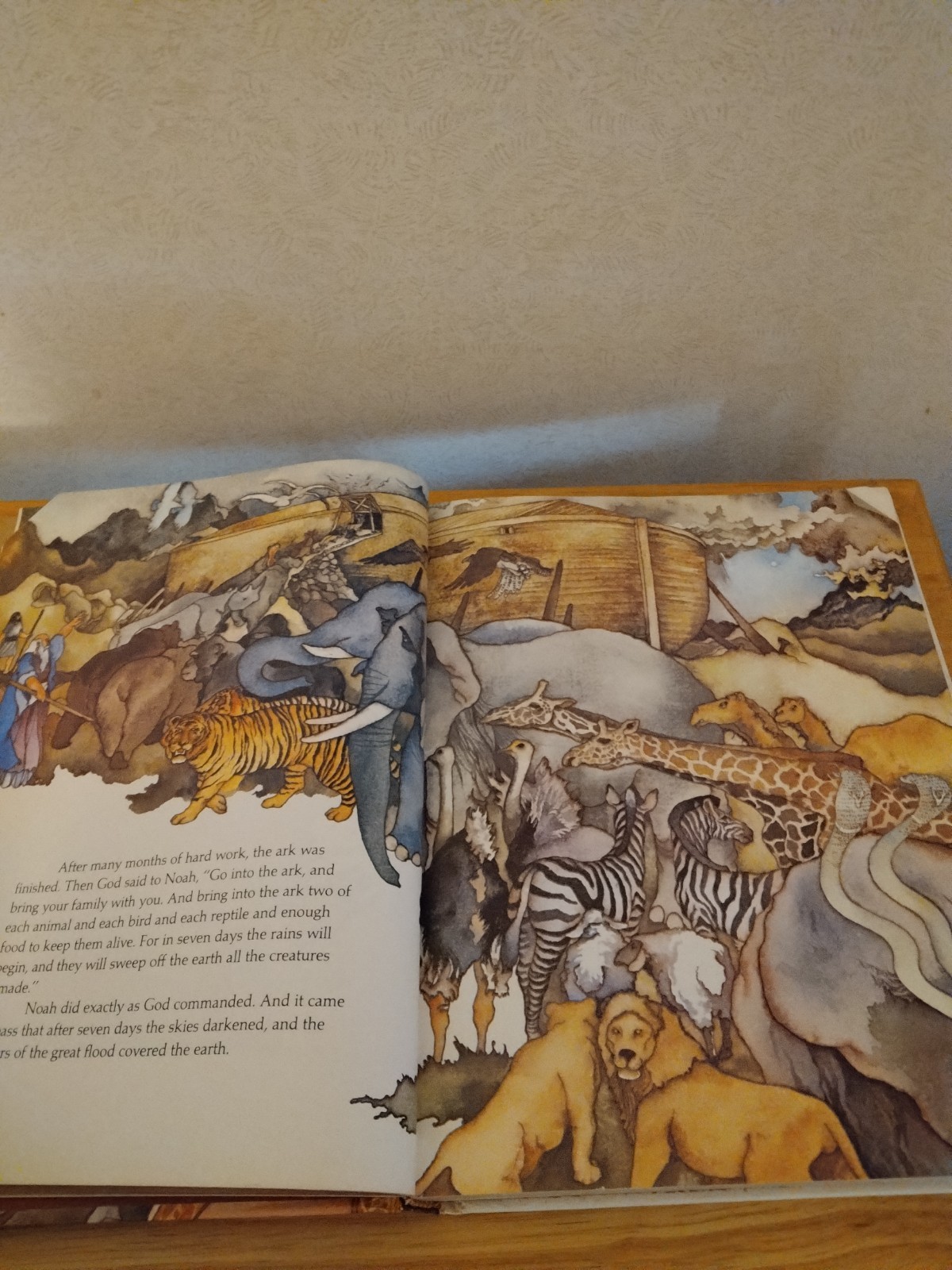 Bible Stories For Children 1980 Hardcover Book Geoffrey Horn & Arthur Cavanaugh