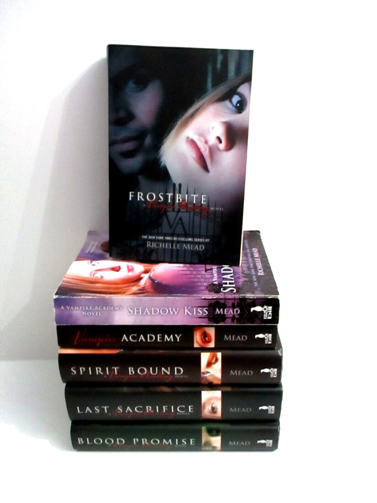 Lot of 6 Vampire Academy books by Richelle Mead PB/HB Spirit Bound Frostbite