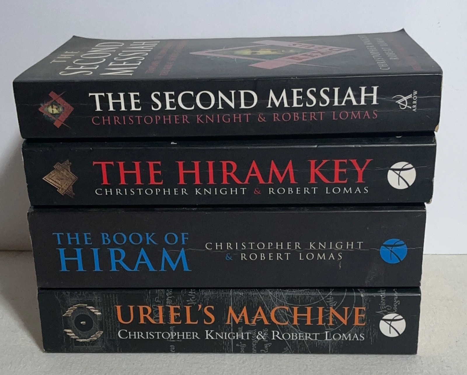 4 books freemansonry Templars Christopher Knight Imports 1990s early 2000s