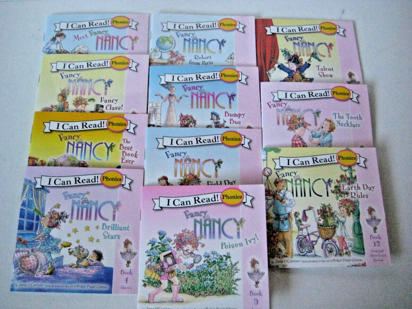 Fancy Nancy Phonics Readers 11 Books Set Reading~ I Can Read by Jane O’Connor