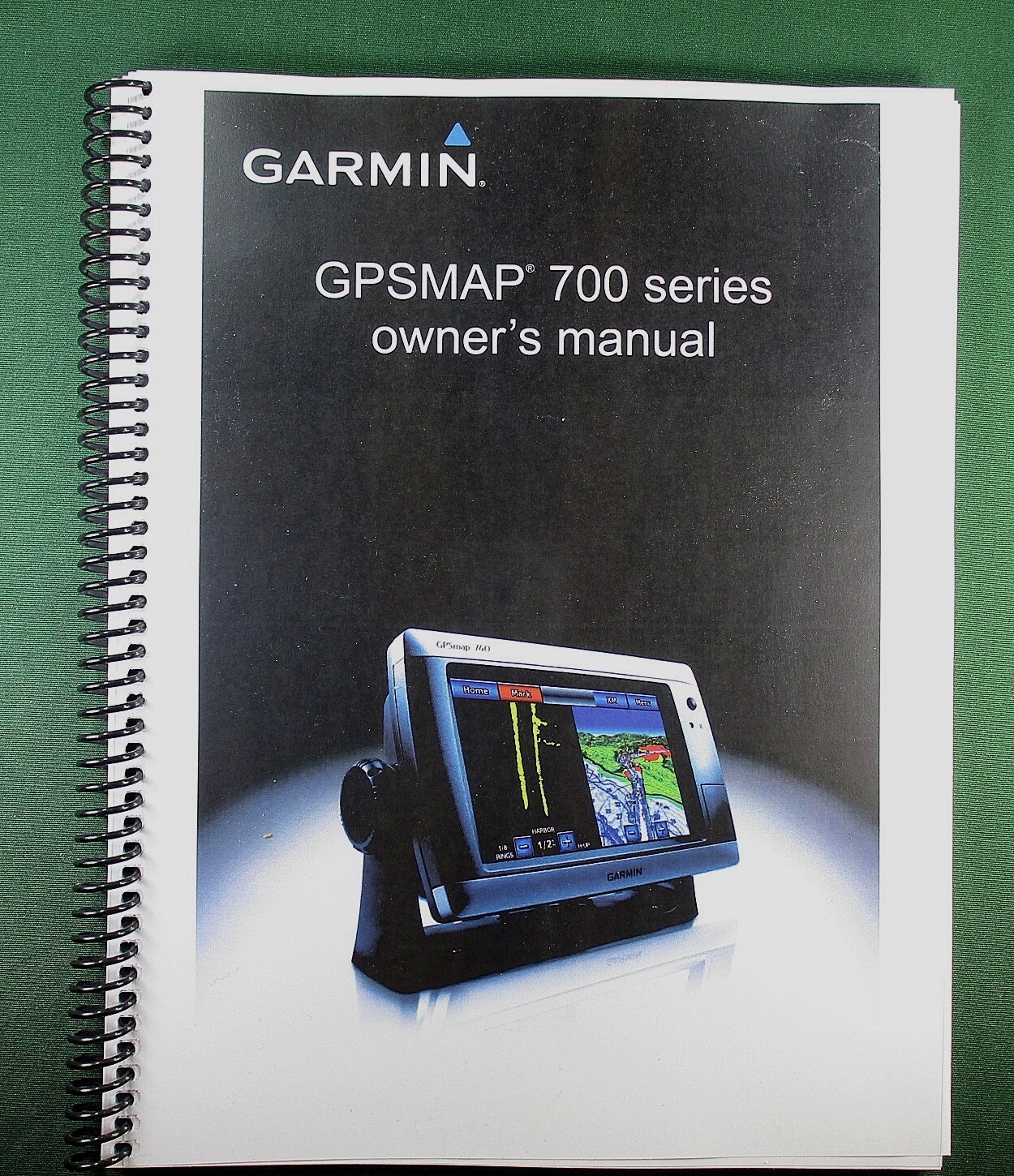 Garmim GPSMap 740 Owner’s Manual: Full Color 100 Pages & Protective Covers!
