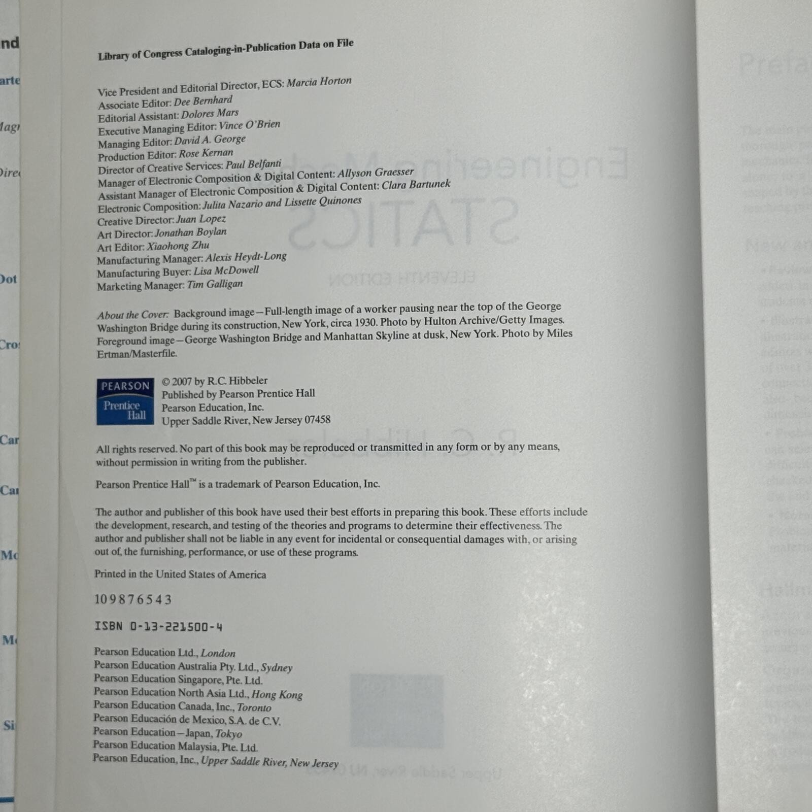 Engineering Mechanics: Statics 11th Edition by R.C. Hibbeler Hardcover