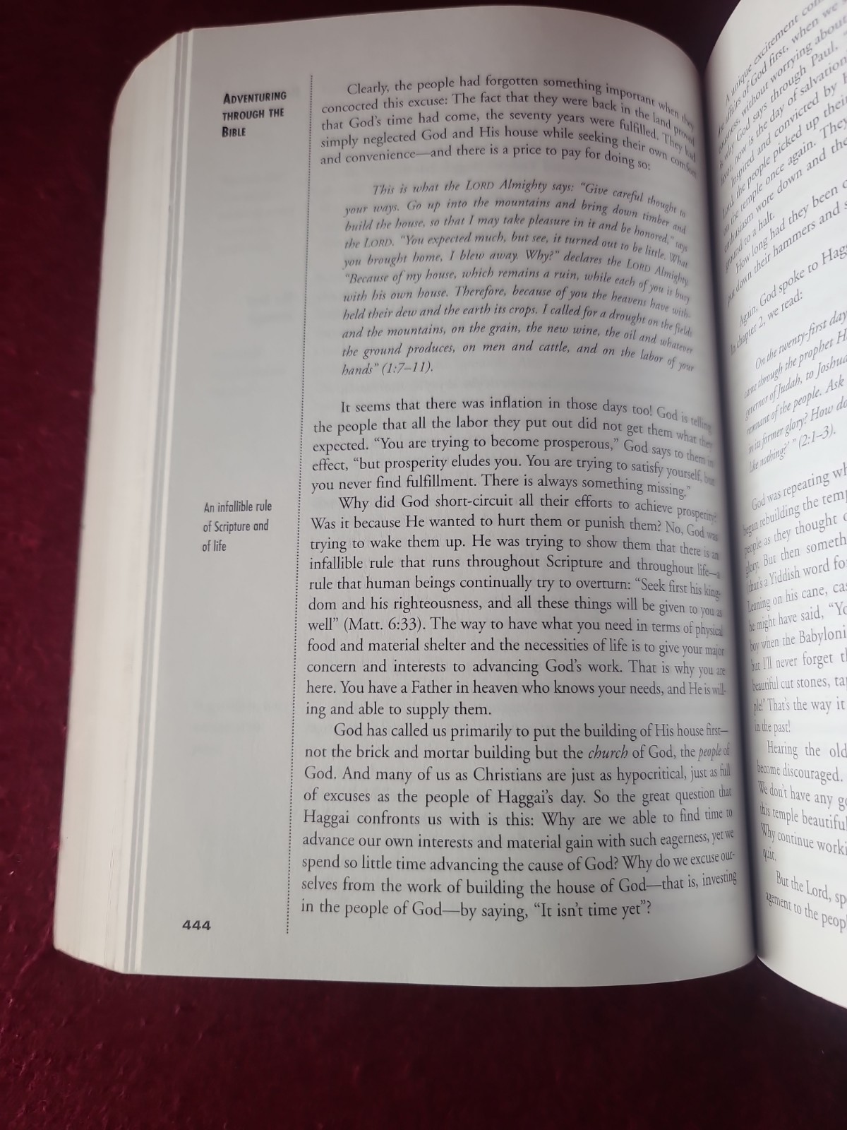 ADVENTURING THROUGH THE BIBLE: A COMPREHENSIVE GUIDE TO By Ray C. Stedman