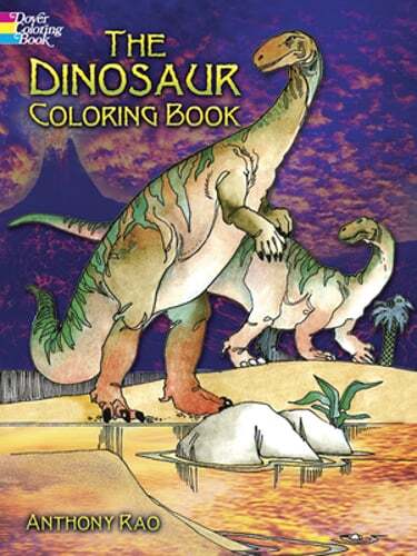 The Dinosaur Coloring Book by Anthony Rao: Used